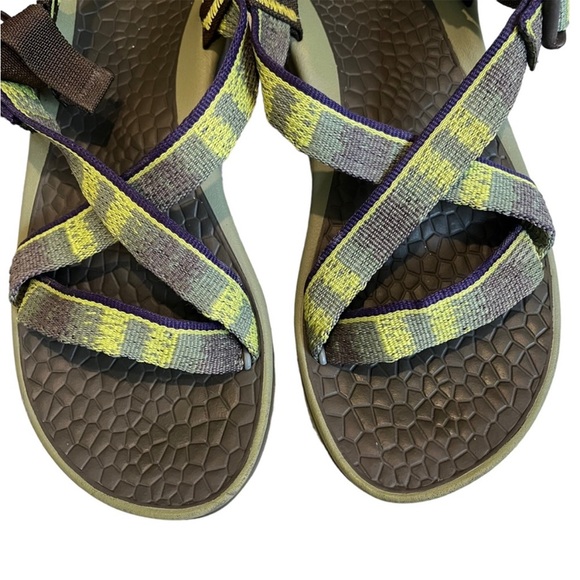 EUC Chacos Green/Gray Strappy Sandals - Picture 4 of 7